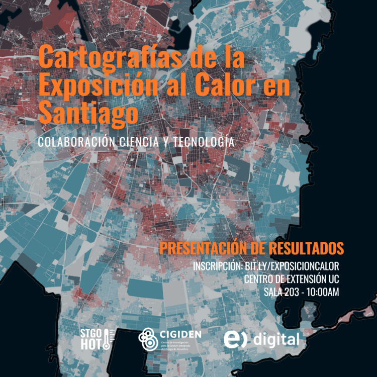 Cartografías de la exposición al calor en Santiago