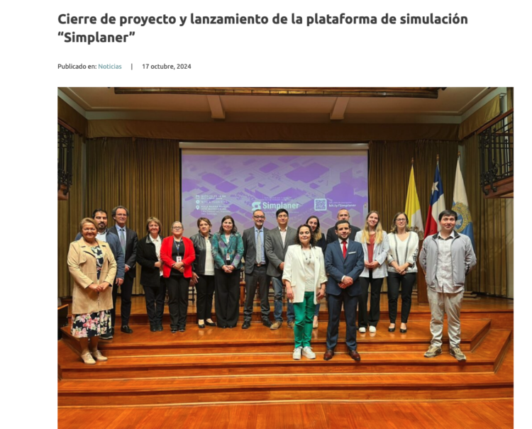 Ingeniería UDD | Cierre de proyecto y lanzamiento de la plataforma de simulación “Simplaner”