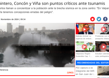 Soy Valparaíso | Quintero, Concón y Viña son puntos críticos ante tsunamis