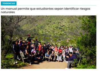Cooperativa Ciencias | Un manual permite que estudiantes sepan identificar riesgos naturales