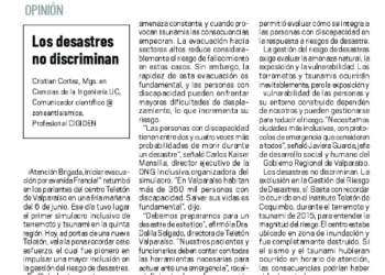 Diario El Día | Los desastres no discriminan