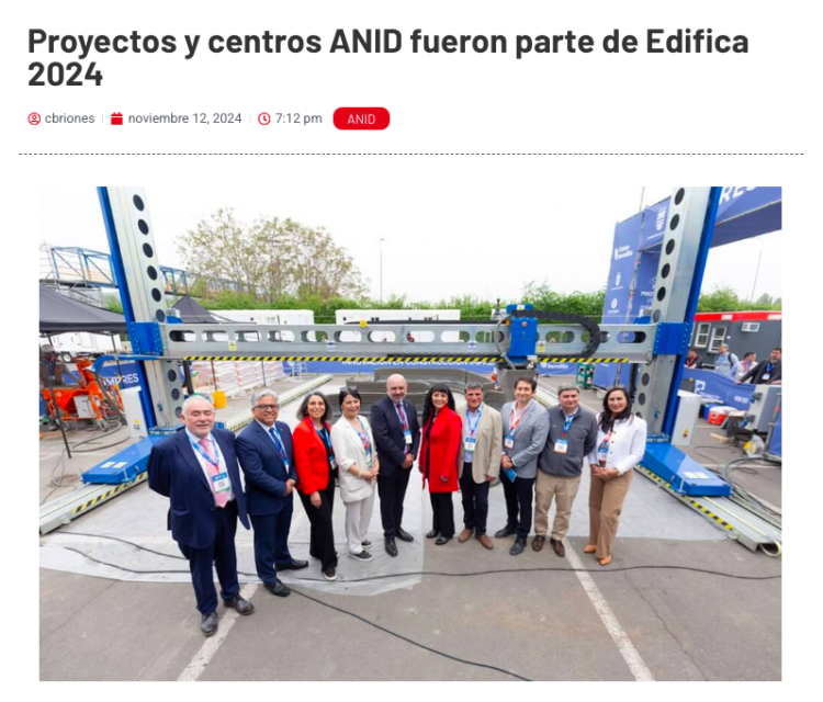 Leitat.cl | Proyectos y centros ANID fueron parte de Edifica 2024