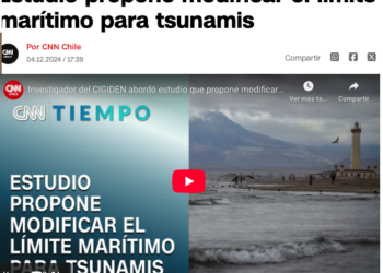 CNN Chile | Estudio propone modificar el límite marítimo para tsunamis