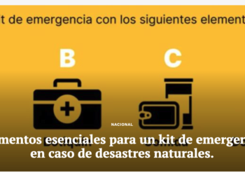 El Contenido | Elementos esenciales para un kit de emergencia en caso de desastres naturales
