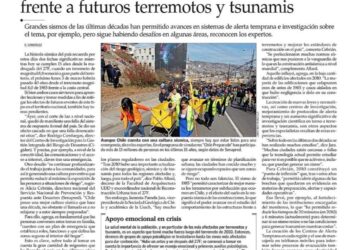 El Mercurio | Mejorar la conectividad y la cultura sísmica en migrantes es una tarea pendiente frente a futuros terremotos y tsunamis