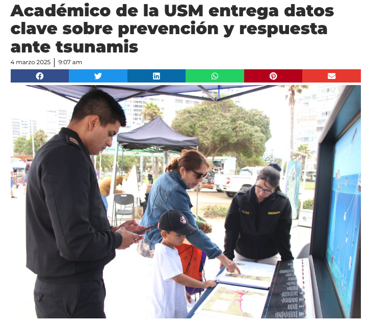G5 Noticias | Académico de la USM entrega datos clave sobre prevención y respuesta ante tsunamis