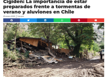 G5 Noticias | Cigiden: La importancia de estar preparados frente a tormentas de verano y aluviones en Chile