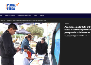 Portal Educa | Académico de la USM entrega datos clave sobre prevención y respuesta ante tsunamis