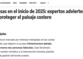 Portal Trabajo | Marejadas intensas en el inicio de 2025: expertos advierten sobre la importancia de proteger el paisaje costero