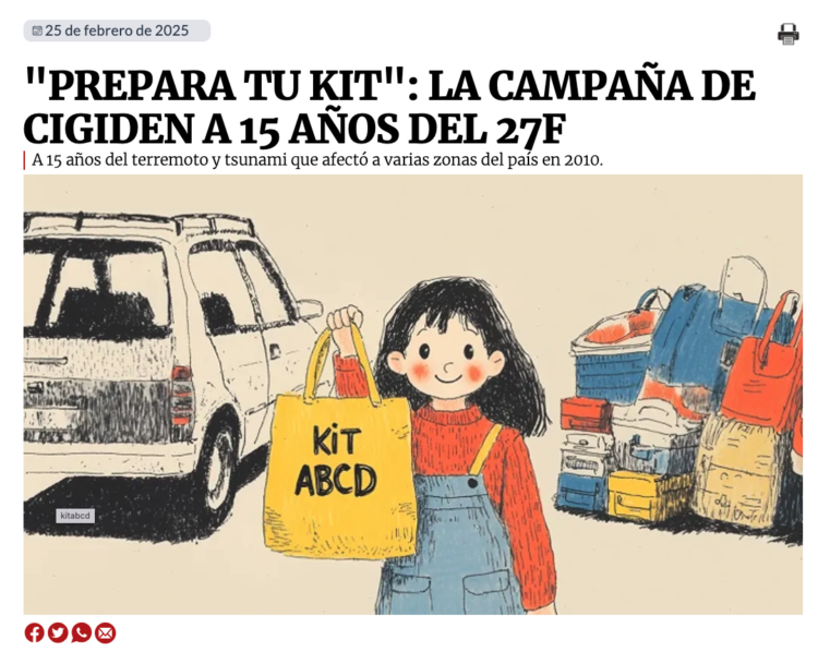 Radio Polar | «PREPARA TU KIT»: LA CAMPAÑA DE CIGIDEN A 15 AÑOS DEL 27F