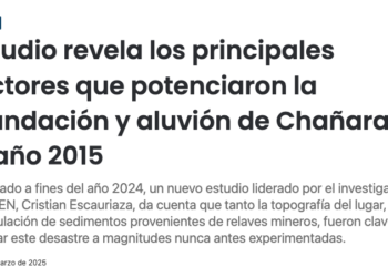 Radio Comunicativa | Estudio revela los principales factores que potenciaron la inundación y aluvión de Chañaral en el año 2015