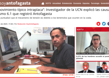 Soy Antofagasta | “Un movimiento típico intraplaca”: Investigador de la UCN explicó las causas del sismo 6.1 que registró Antofagasta