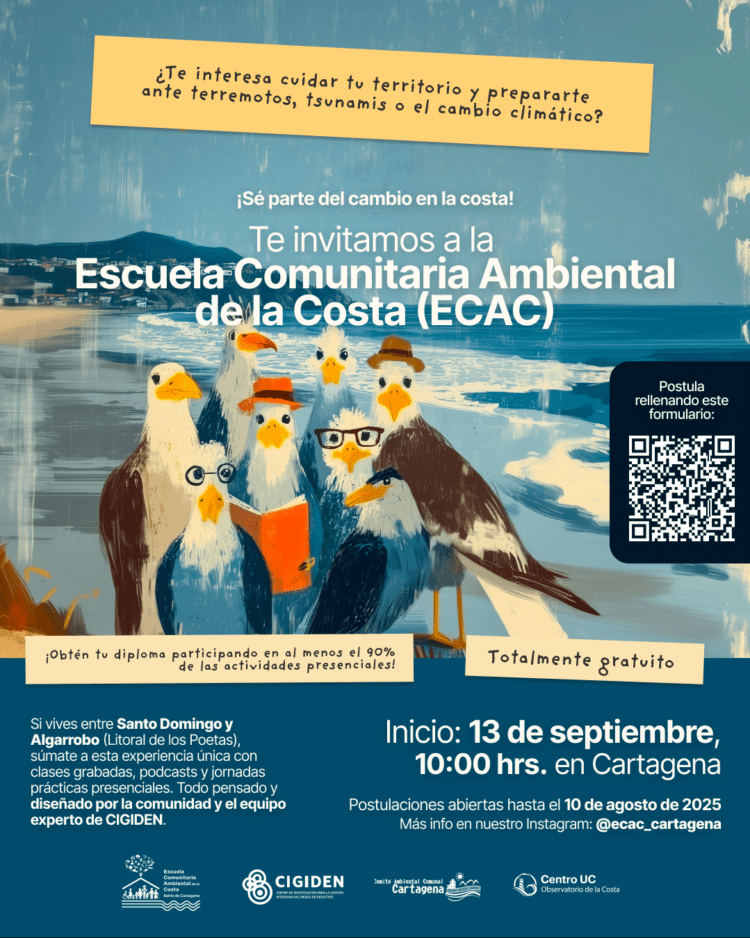 Se abren las inscripciones para la 4ª versión de la Escuela Comunitaria Ambiental de la Costa (ECAC)