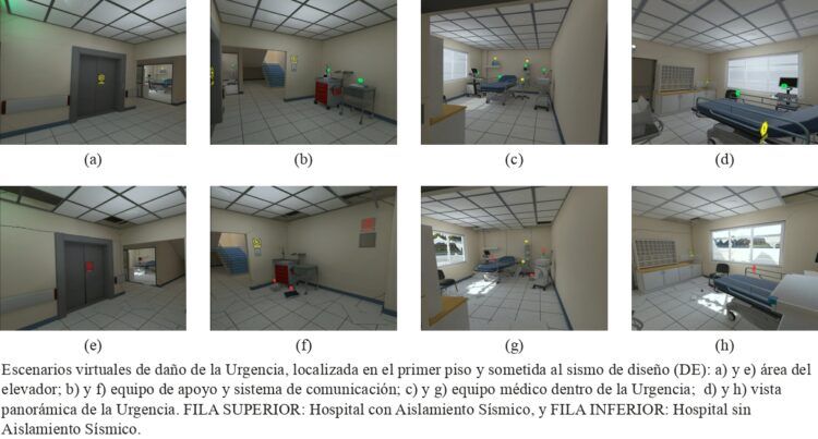 Realidad virtual para hospitales más seguros frente a terremotos: investigación entrega resultados claves para mejorar la funcionalidad hospitalaria