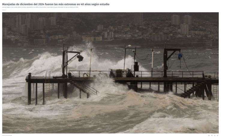 24 Horas | Marejadas de diciembre del 2024 fueron las más extremas en 40 años según estudio
