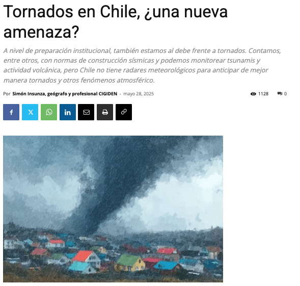 CodexVerde | Tornados en Chile, ¿una nueva amenaza?