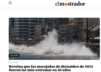 El Mostrador | Revelan que las marejadas de diciembre de 2024 fueron las más extremas en 40 años