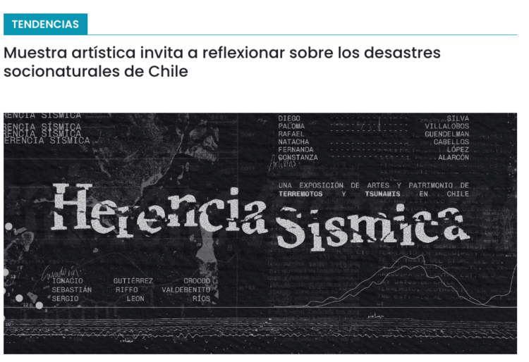 Cooperativa Ciencias | Muestra artística invita a reflexionar sobre los desastres socionaturales de Chile