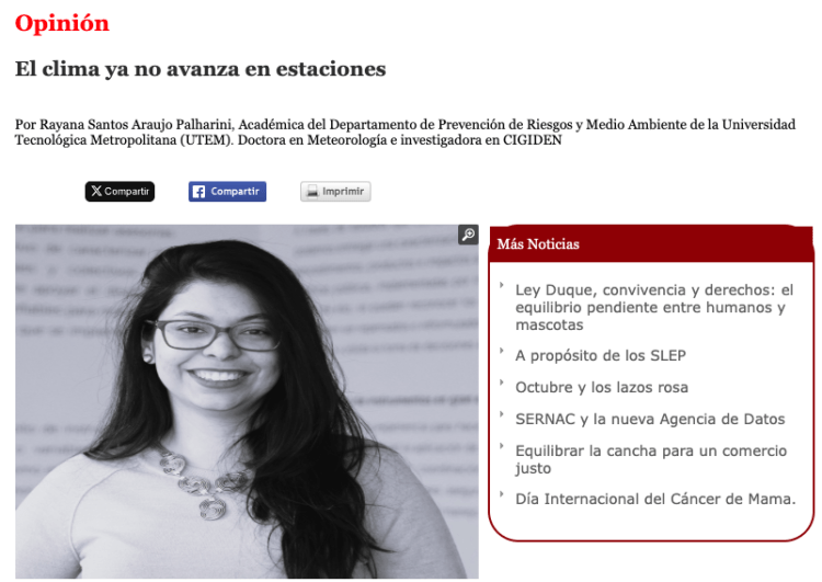 Los Andes Online | El clima ya no avanza en estaciones