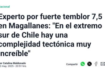Meganoticias | Experto por fuerte temblor 7,5 en Magallanes: «En el extremo sur de Chile hay una complejidad tectónica muy increíble»