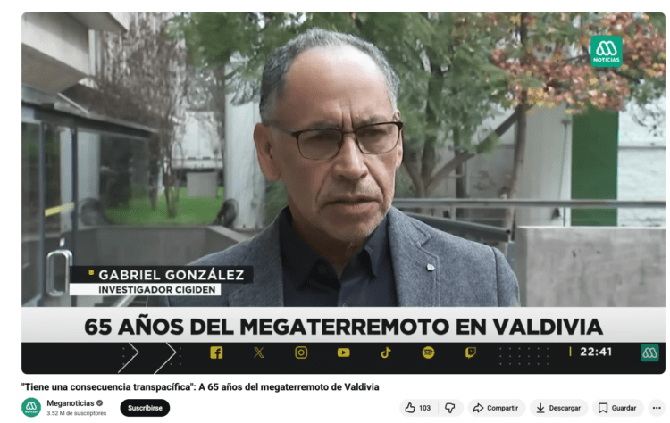 Meganoticias | «Tiene una consecuencia transpacífica»: A 65 años del megaterremoto de Valdivia