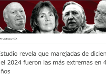 Valpo PC Chile | Estudio revela que marejadas de diciembre del 2024 fueron las más extremas en 40 años