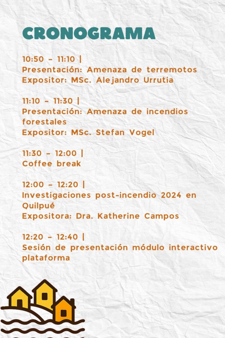 Seminario: “Preparándonos frente al riesgo: Conociendo las amenazas socionaturales del Gran Valparaíso”