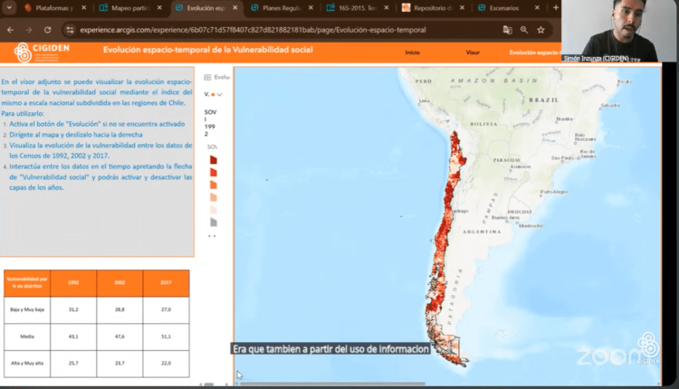 Nueva Central de Plataformas CIGIDEN centraliza el acceso a herramientas y a datos geoespaciales para la Gestión del Riesgo de Desastre