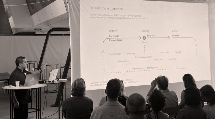 Investigador CIGIDEN R+ expone en Viena sobre comunicación visual en emergencias